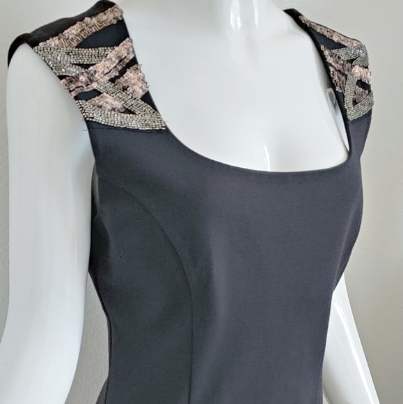 GUESS Dress Size L Black - Picture 4 of 16